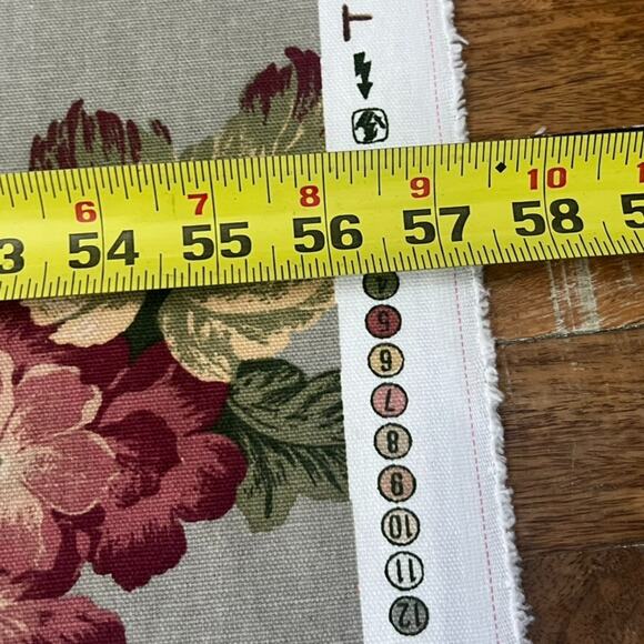 Upholstery-Weight Fabric Floral Screen Print Design by Richloom 57" X 104" yards - Picture 7 of 8